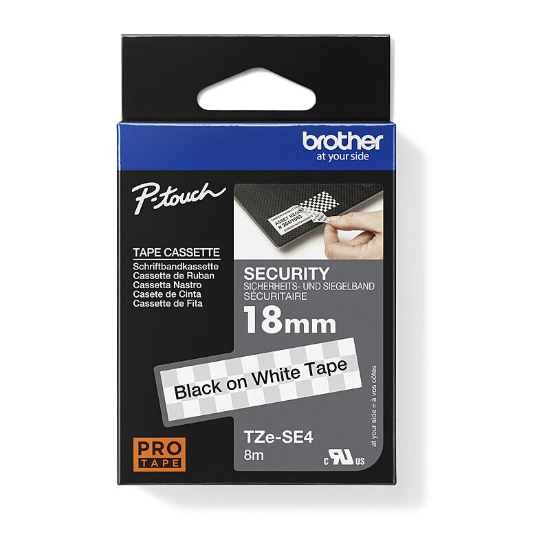 Genuine Brother TZeSE4 Labelling Tape