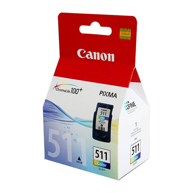 Genuine Canon CL511 Colour Ink Cartridge