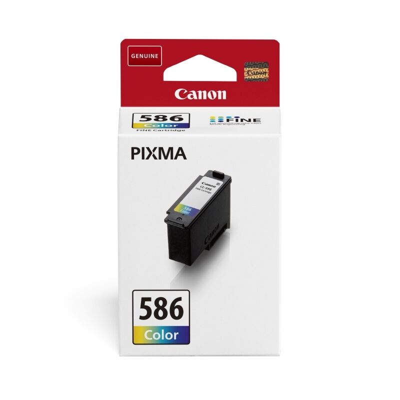 Genuine Canon CL586 Colour Fine Cartridge