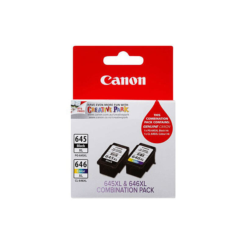 Genuine Canon PG645 CL646 XL Twin Pack