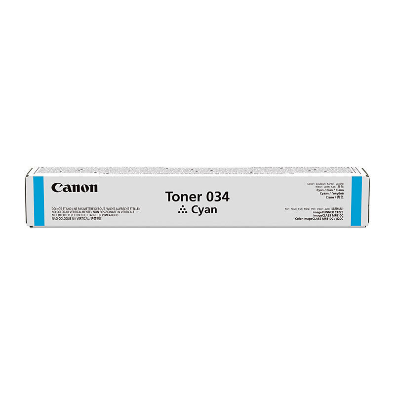 Genuine Canon Cartridge 034 Cyan Toner