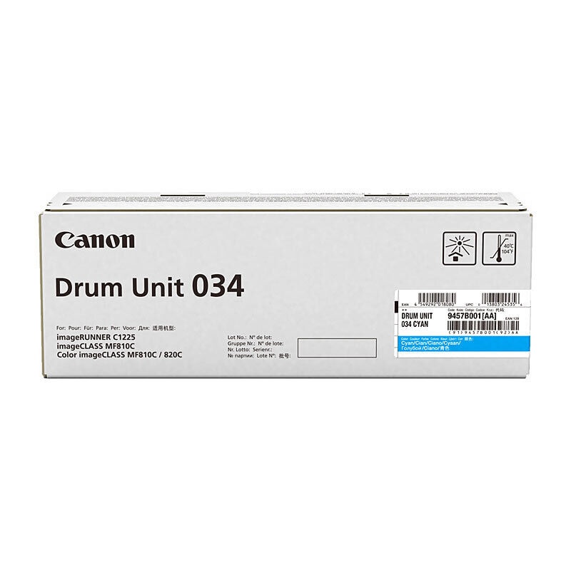 Genuine Canon Cartridge 034 Cyan Drum