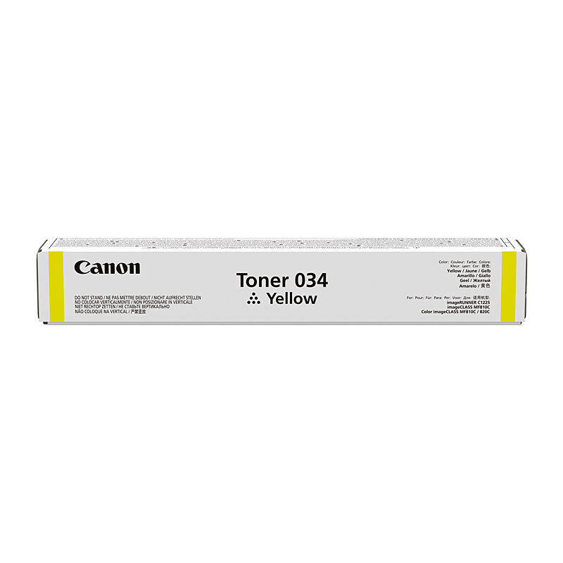 Genuine Canon Cartridge 034 Yellow Toner