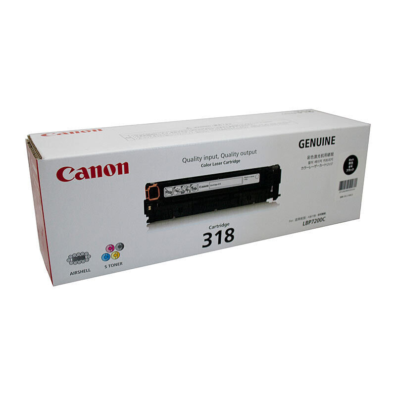 Genuine Canon Cartridge 318 Black Toner