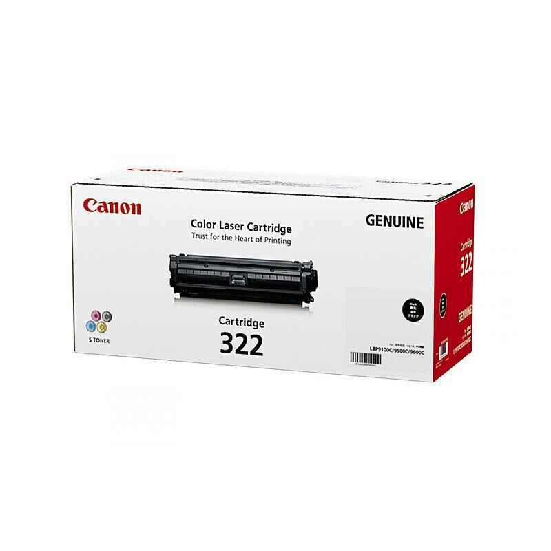 Genuine Canon Cartridge 322 Black Toner