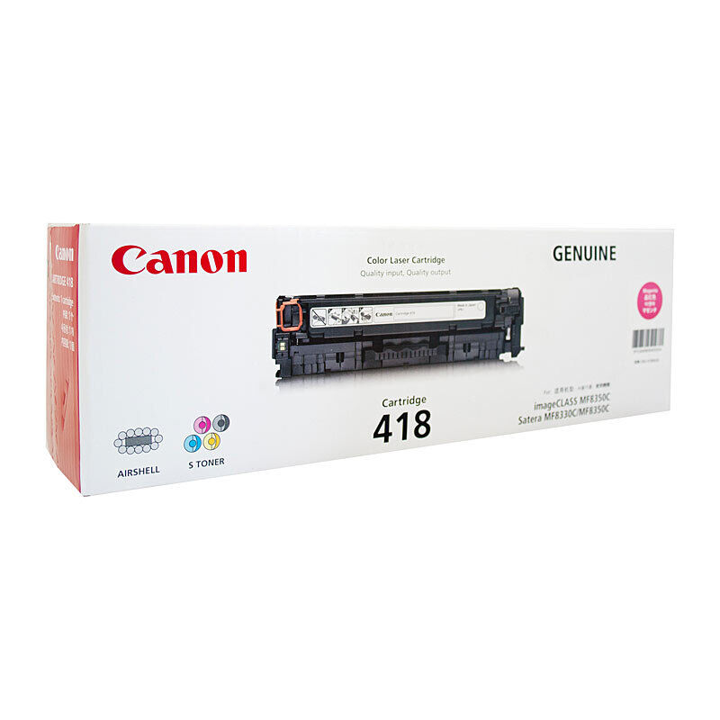 Genuine Canon Cartridge 418 Magenta Toner