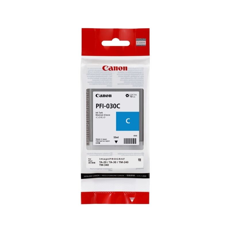Genuine Canon PFI030 Cyan Ink