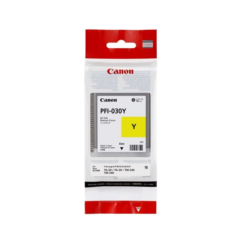Genuine Canon PFI030 Yellow Ink