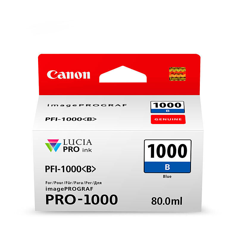 Genuine Canon PFI1000 Blue Ink Cartridge