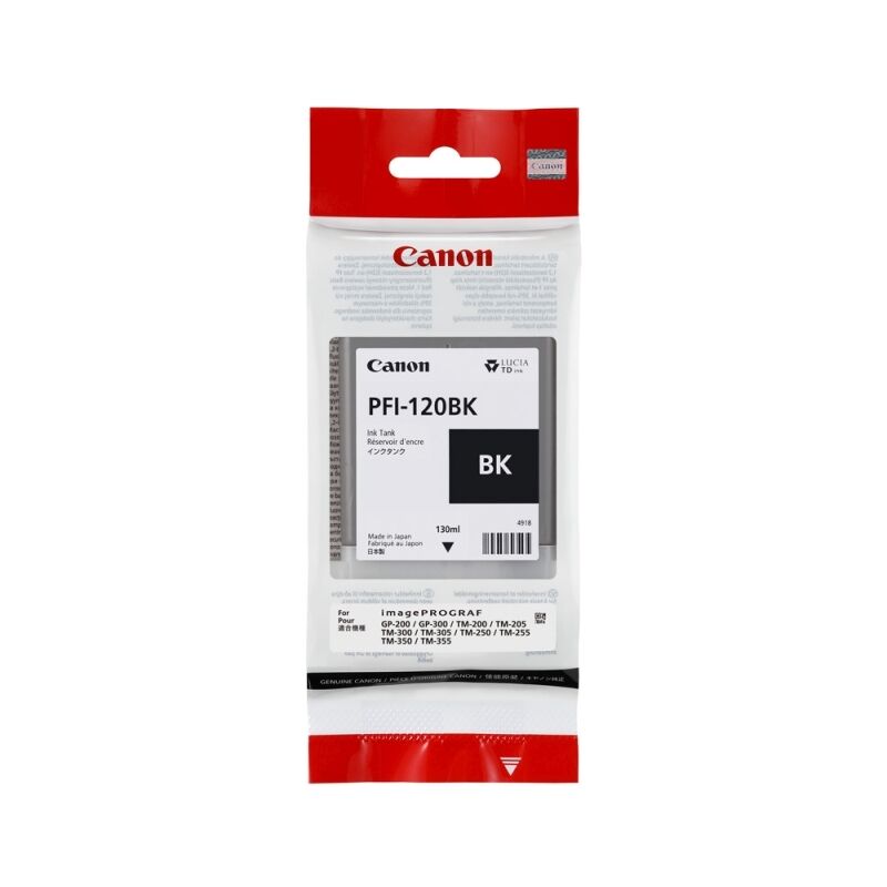 Genuine Canon PFI120 Black Ink