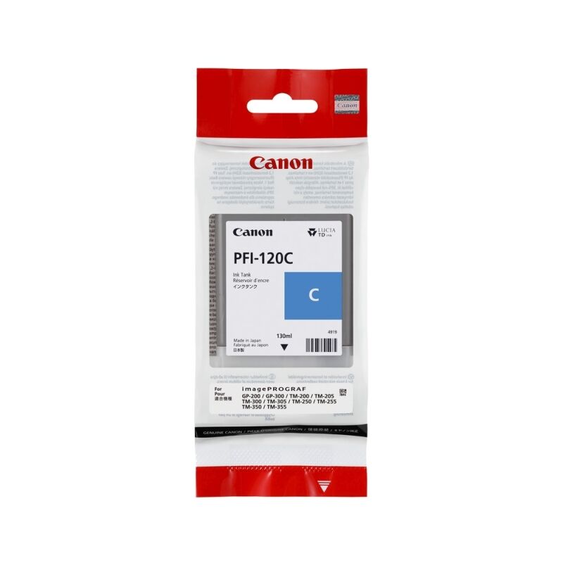 Genuine Canon PFI120 Cyan Ink