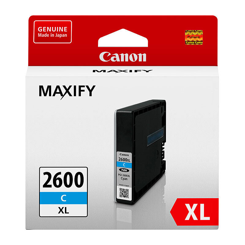 Genuine Canon PGI2600XL Cyan Ink Tank