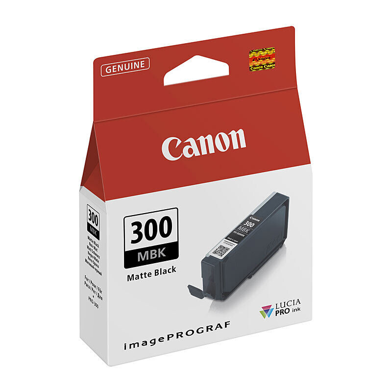 Genuine Canon PFI300 Mte Black Ink Tank