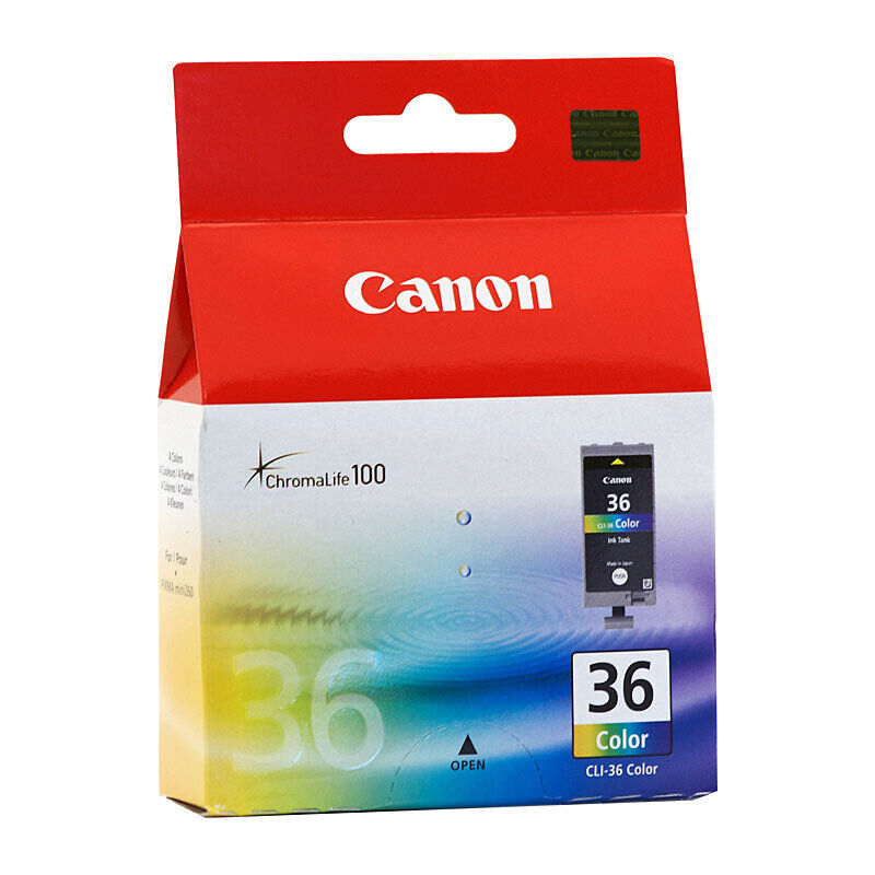 Genuine Canon CLI36C Four Col Ink Tank