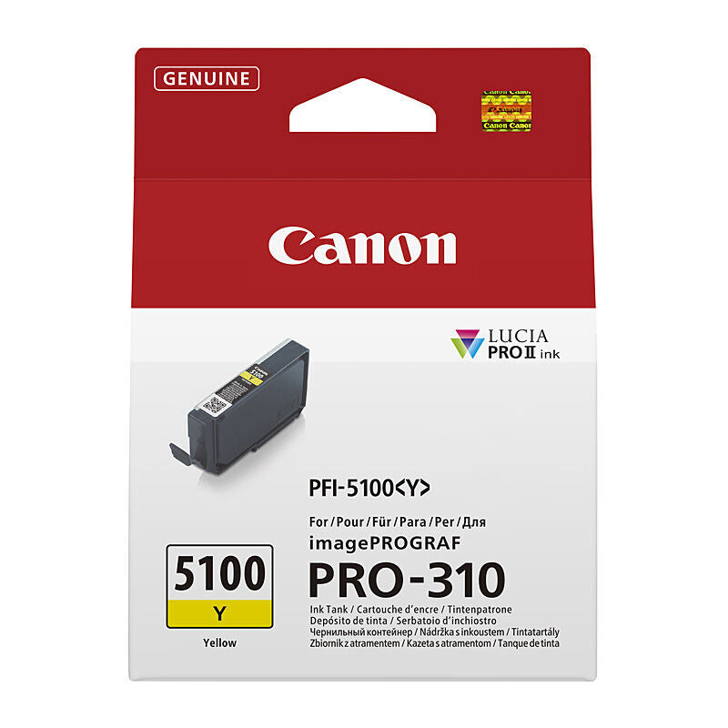 Genuine Canon PFI5100 Yellow Ink Cartridge