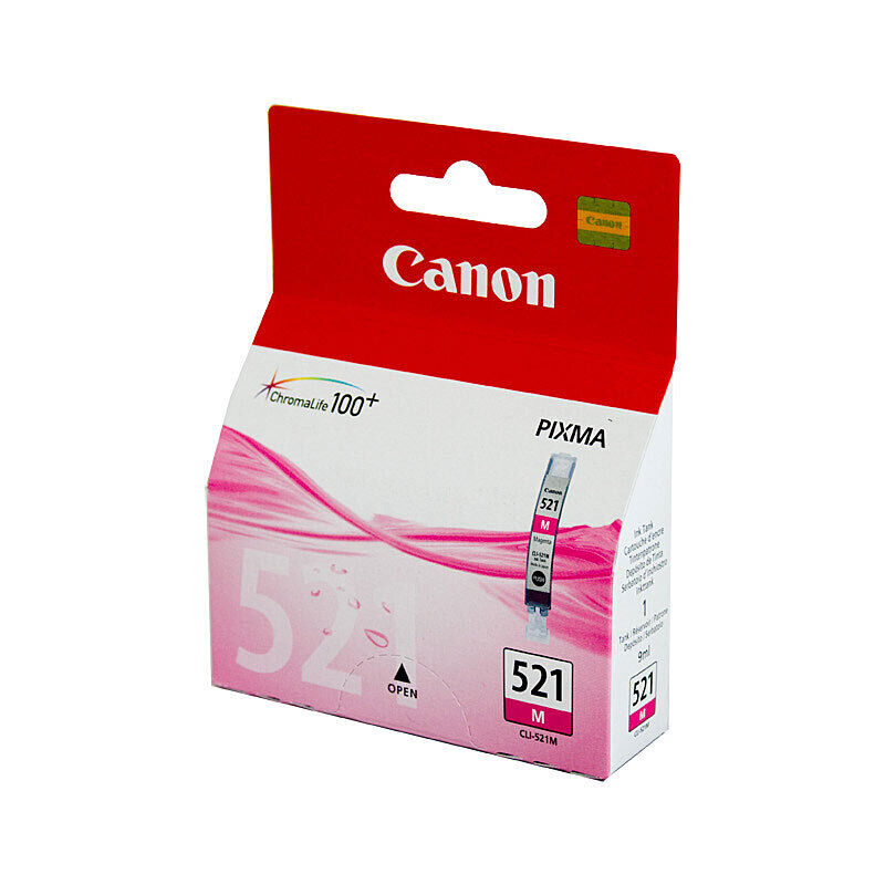 Genuine Canon CLI521 Magenta Ink Cartridge