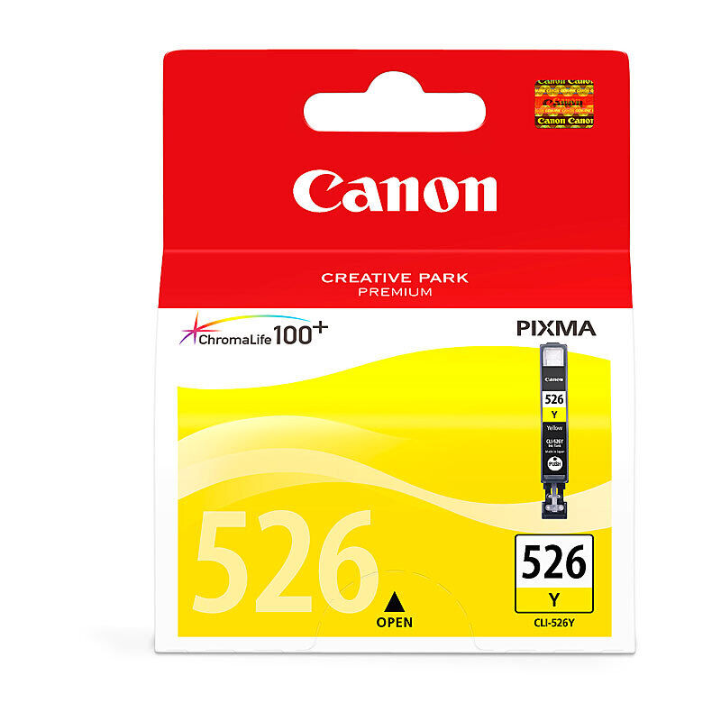 Genuine Canon CLI526 Yellow Ink Cartridge