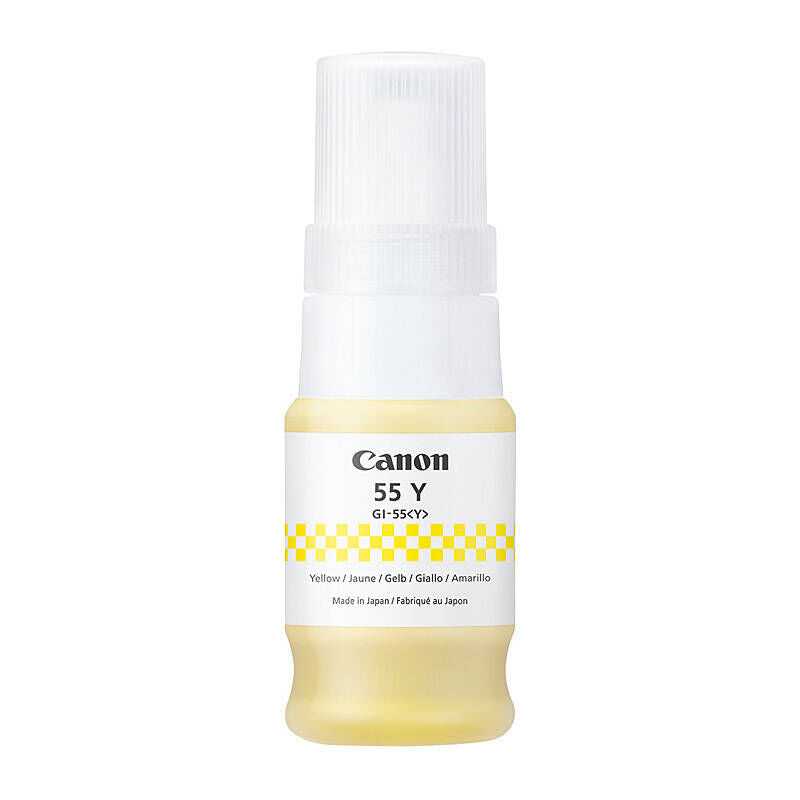 Genuine Canon GI55 Yellow Ink Bottle