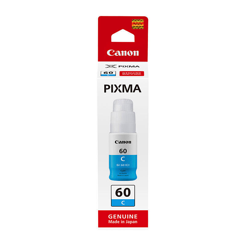 Genuine Canon GI60 Cyan Ink Bottle