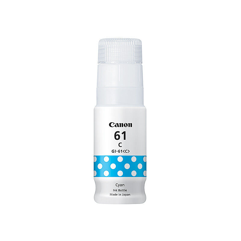 Genuine Canon GI61 Cyan Ink Bottle