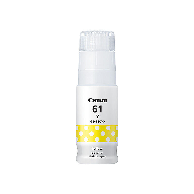 Genuine Canon GI61 Yellow Ink Bottle