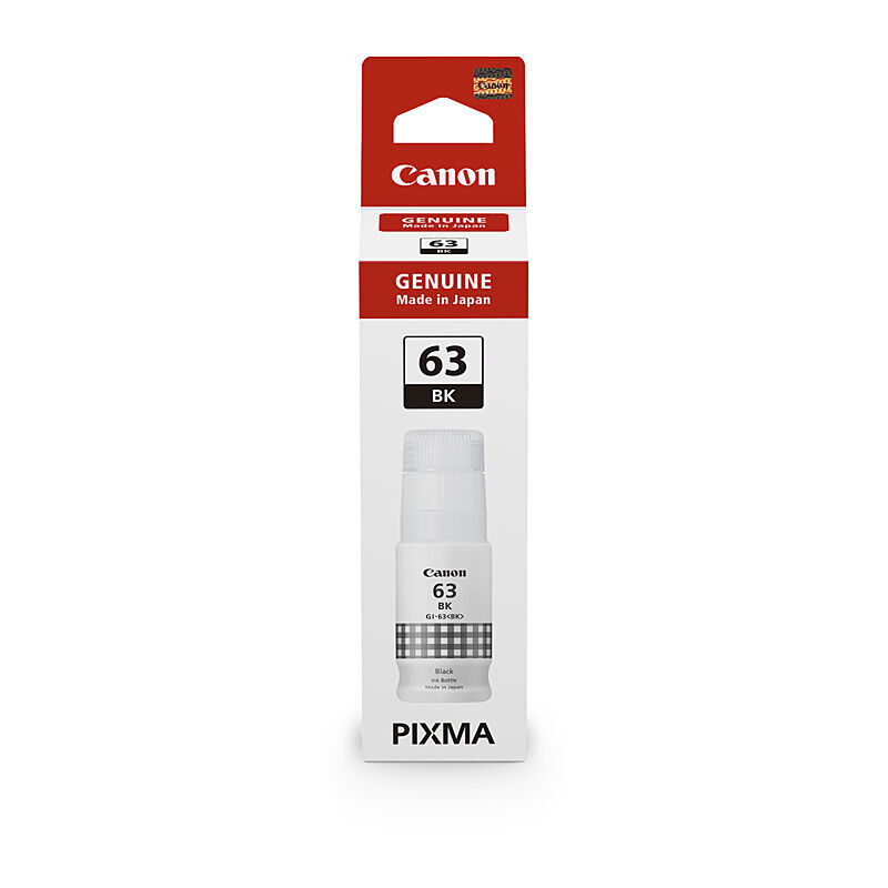 Genuine Canon GI63 Black Ink Bottle