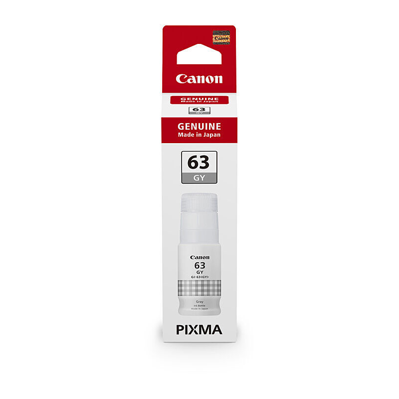 Genuine Canon GI63 Grey Ink Bottle