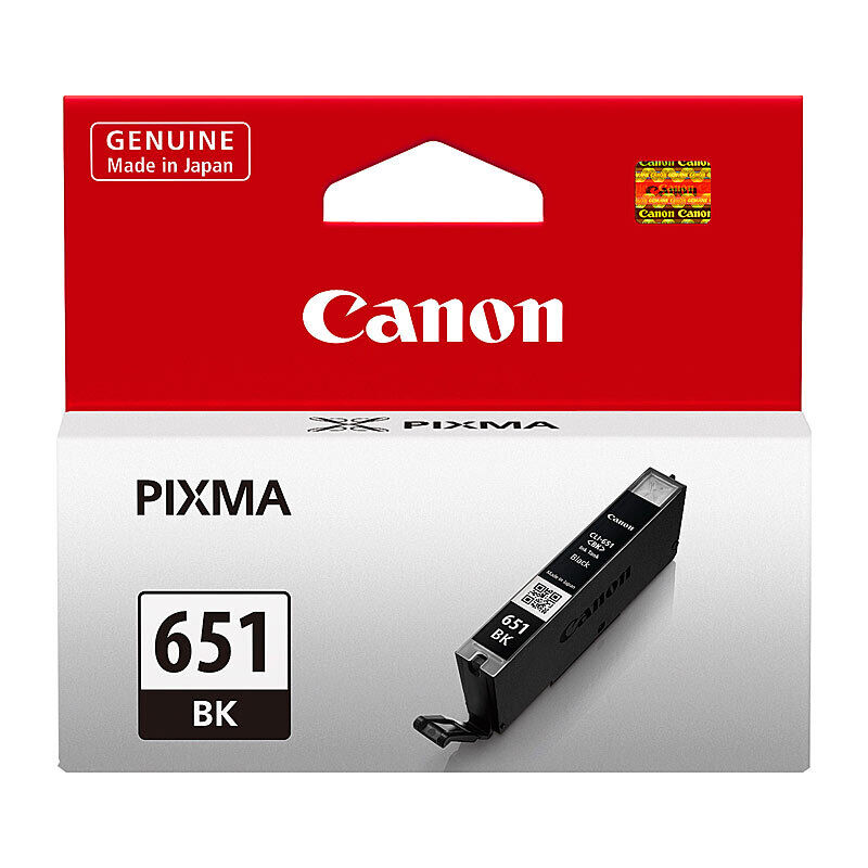 Genuine Canon CLI651 Black Ink Cartridge