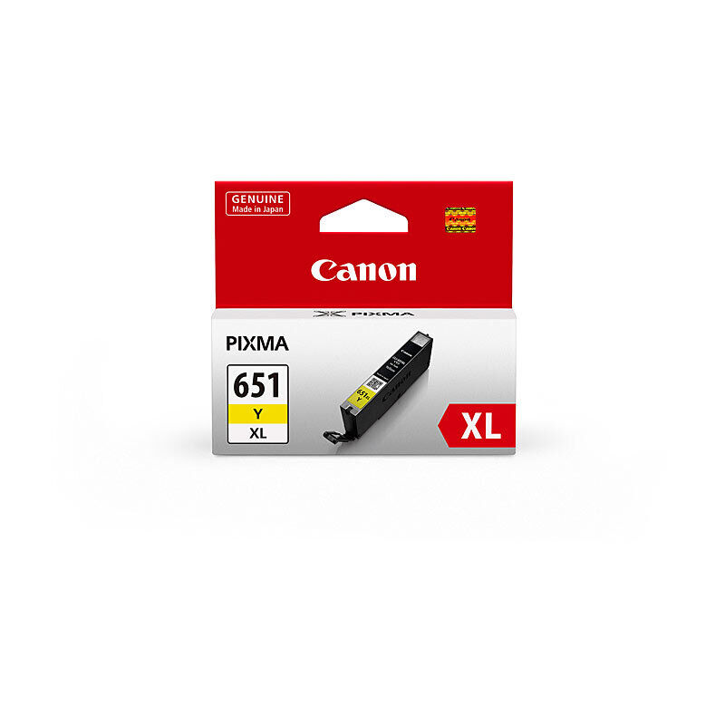 Genuine Canon CLI651XL Yellow Ink Cartridge