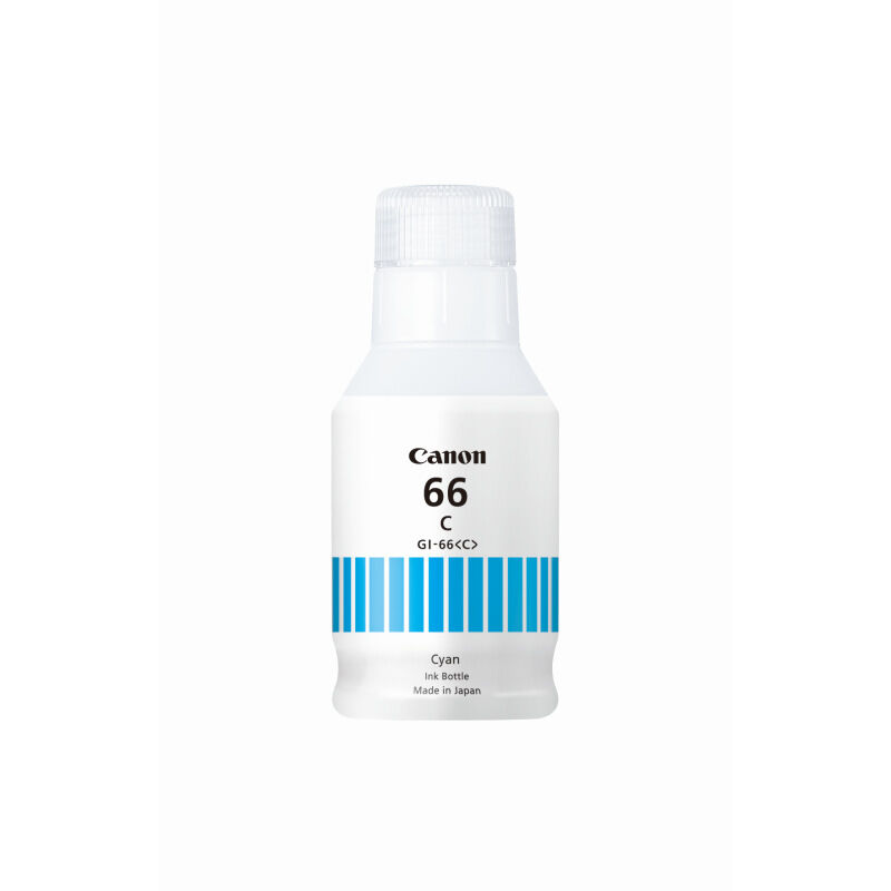 Genuine Canon GI66 Cyan Ink Bottle