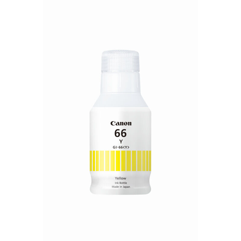 Genuine Canon GI66 Yellow Ink Bottle