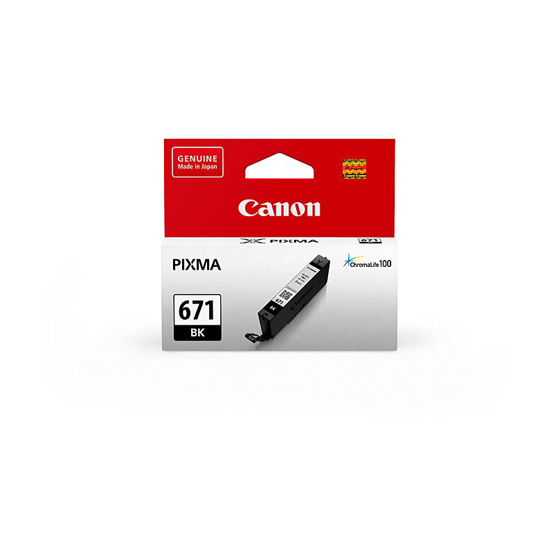 Genuine Canon CLI671 Black Ink Cartridge