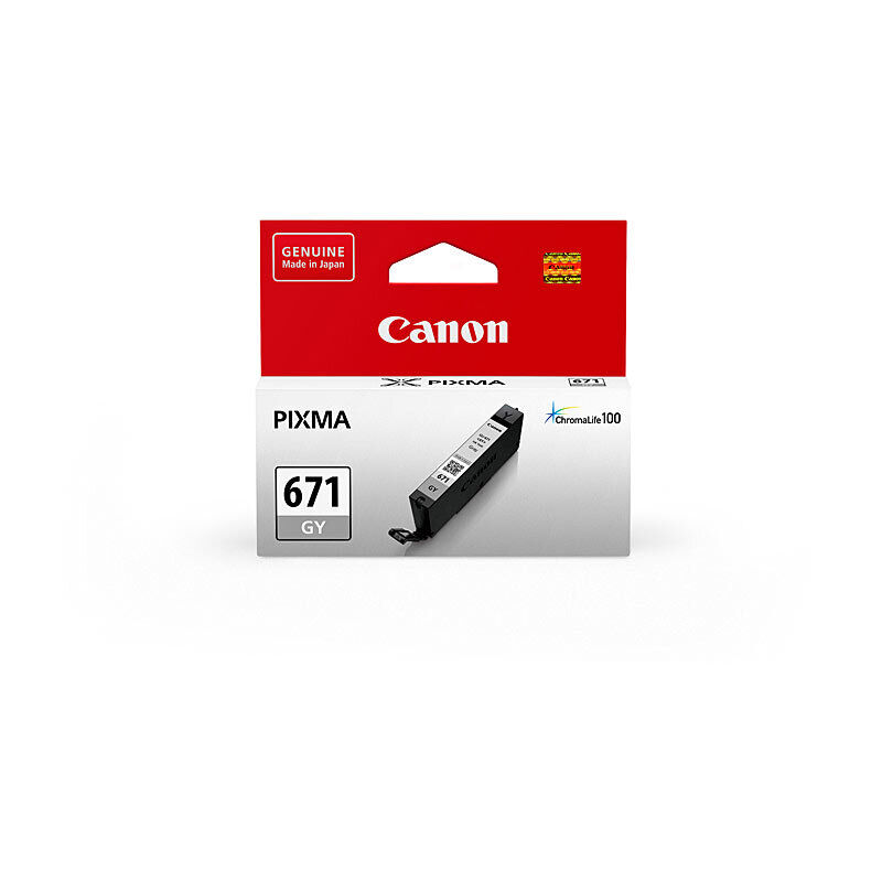 Genuine Canon CLI671 Grey Ink Cartridge