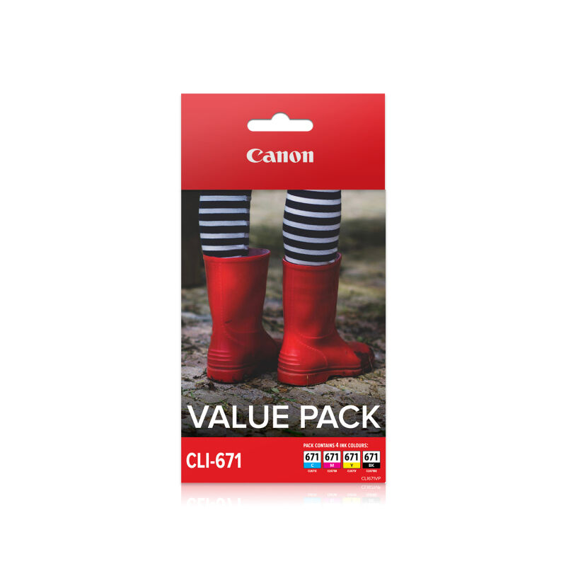Genuine Canon CLI671 Value Pack