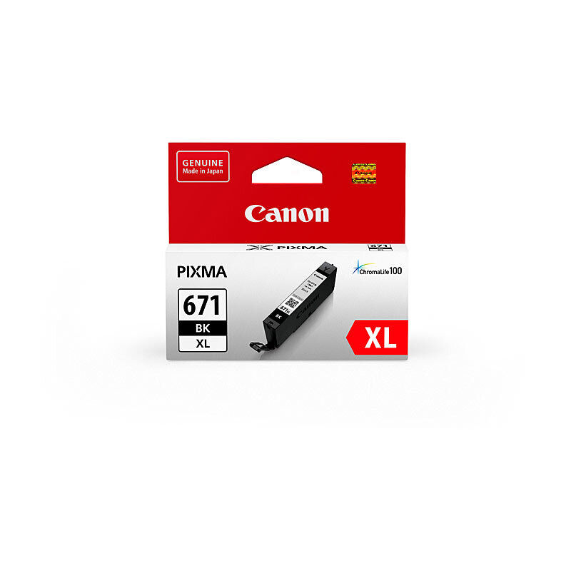 Genuine Canon CLI671XL Black Ink Cartridge