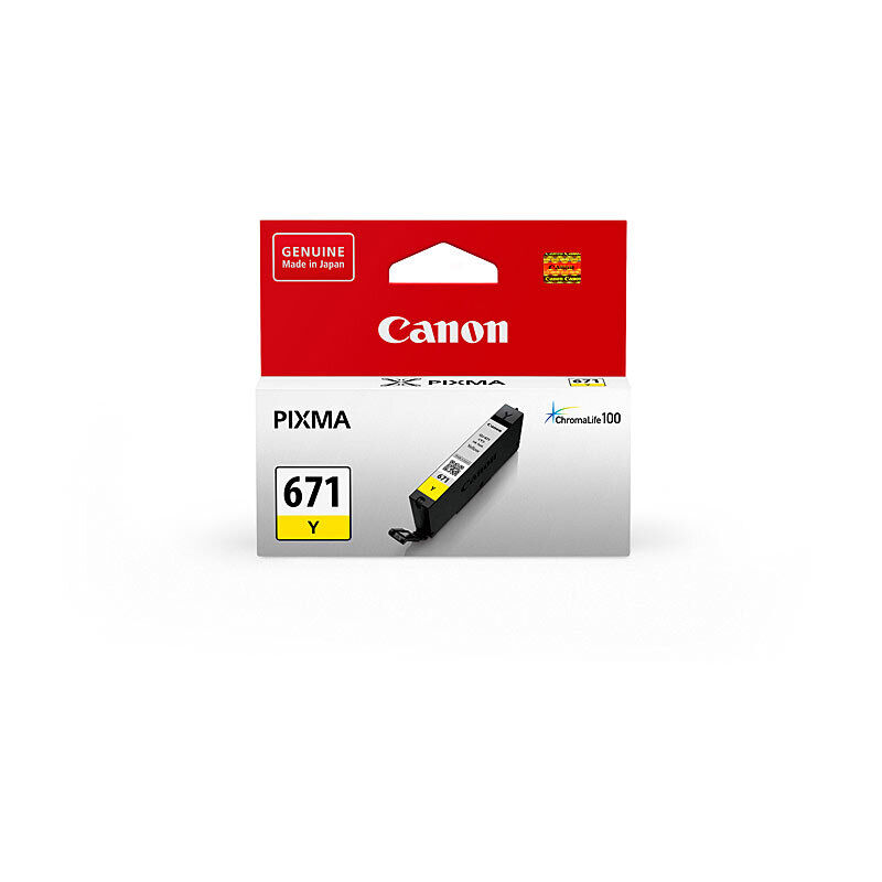Genuine Canon CLI671 Yellow Ink Cartridge