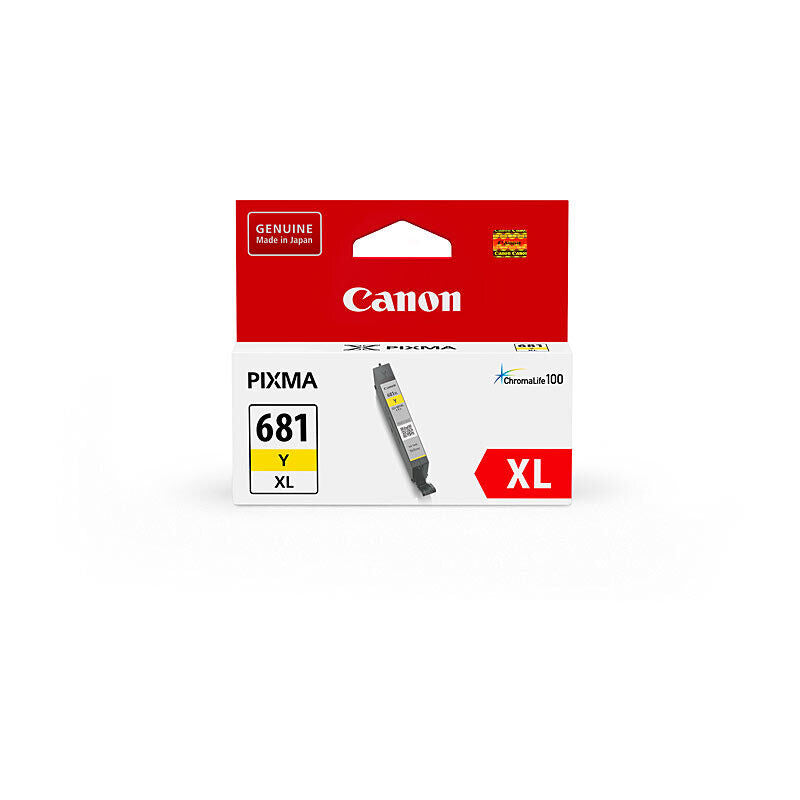 Genuine Canon CLI681XL Yellow Ink Cartridge