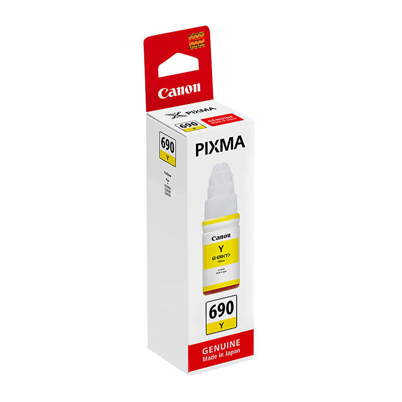 Genuine Canon GI690 Yellow Ink Bottle