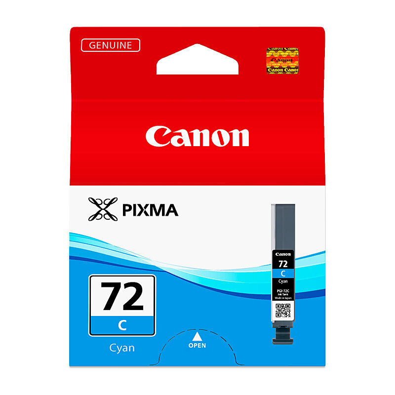 Genuine Canon PGI72 Cyan Ink Cartridge