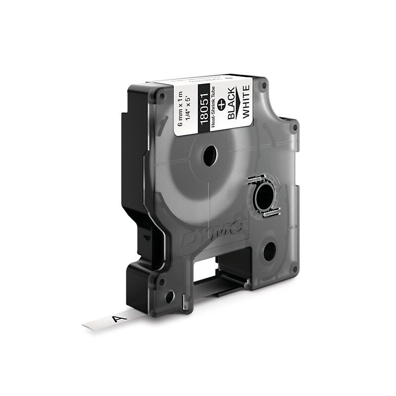 Genuine Dymo Rhno Tube Ht Shrk 6mm Wh