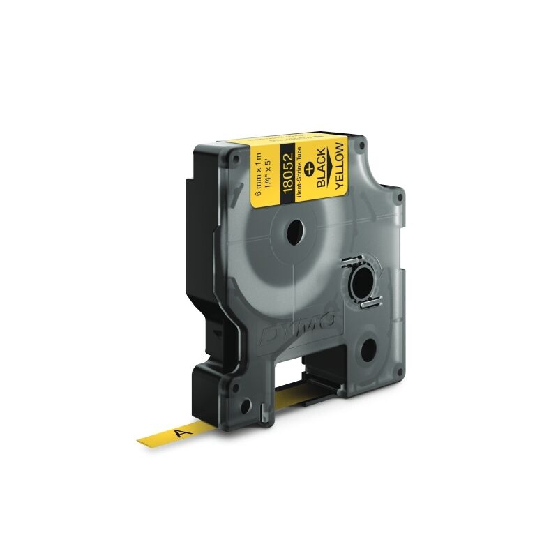 Genuine Dymo Rhino H/S Lbl 6mm Yellow
