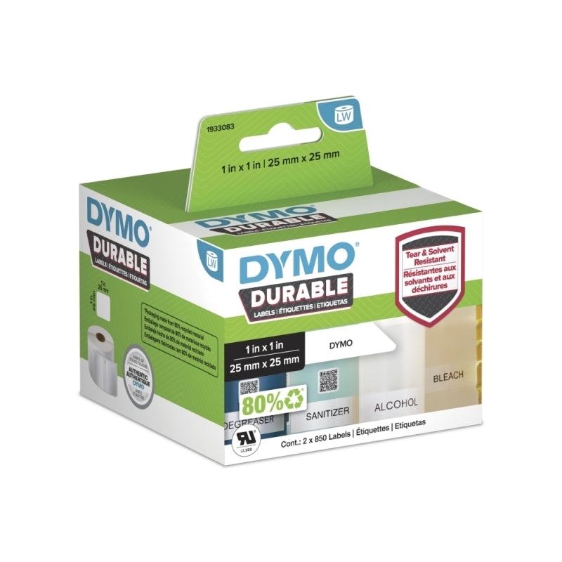 Genuine DY LW Dur MP Label 25x25mm