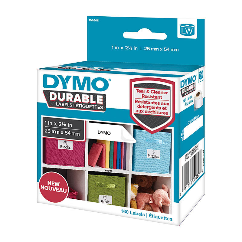 Genuine Dymo LW 25mm x 54mm Wht Labels