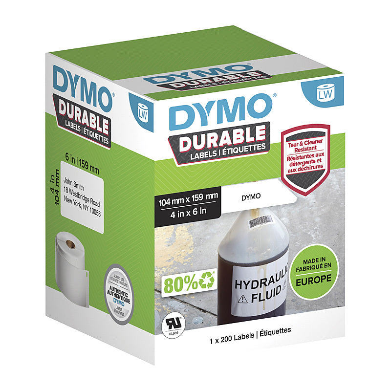 Genuine Dymo LW 104mm x 159mm label NP