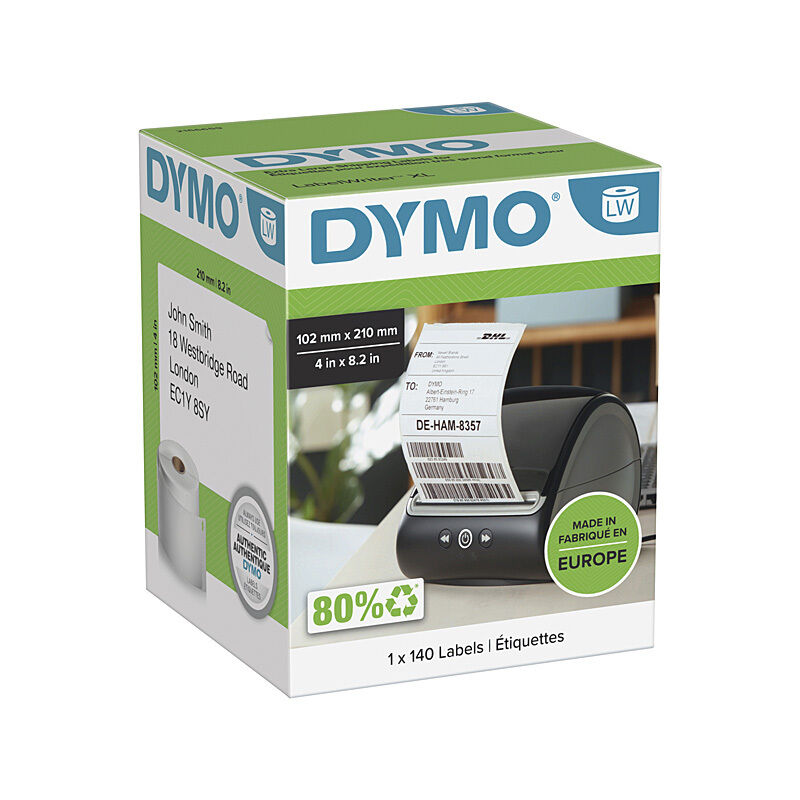 Genuine Dymo LW Labels DHL 102X210mm