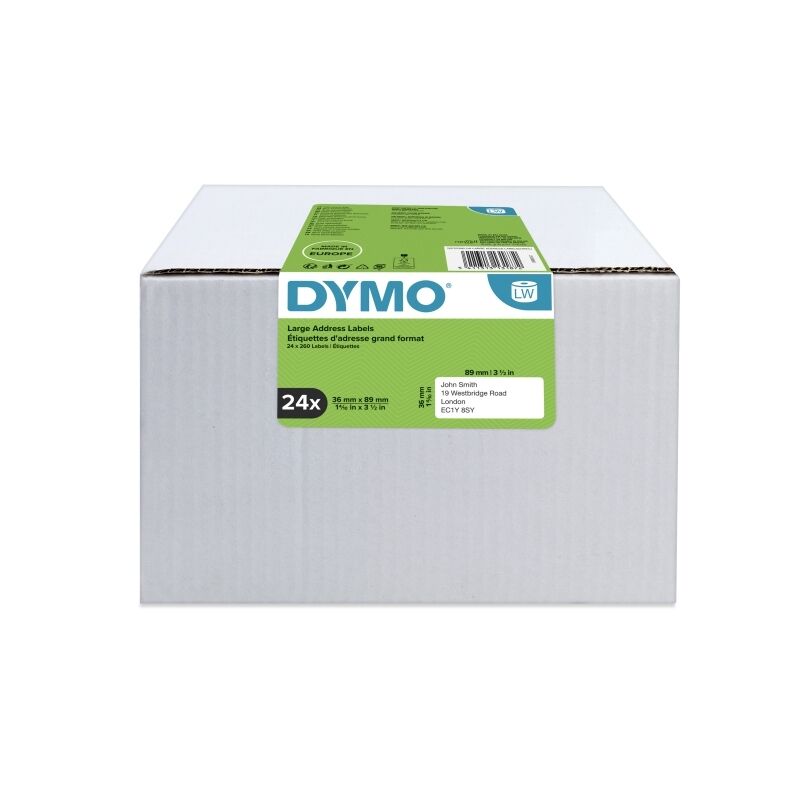 Genuine Dymo LW Lg Adrs Label Bulk 24