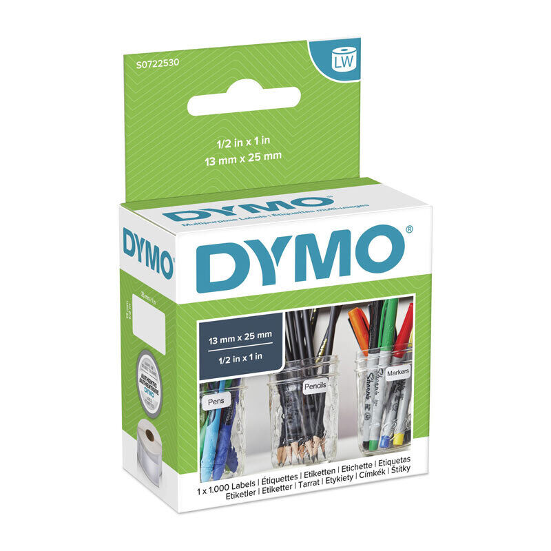 Genuine Dymo LW MultiLabel 13mm x 25mm