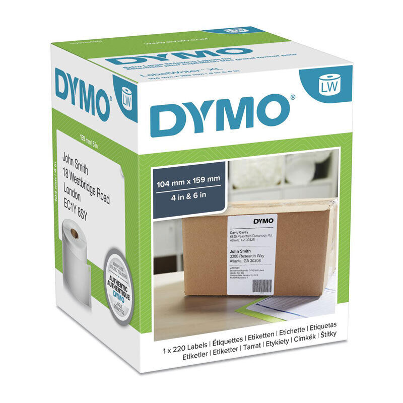 Genuine Dymo Ship Label 104mm x 159mm