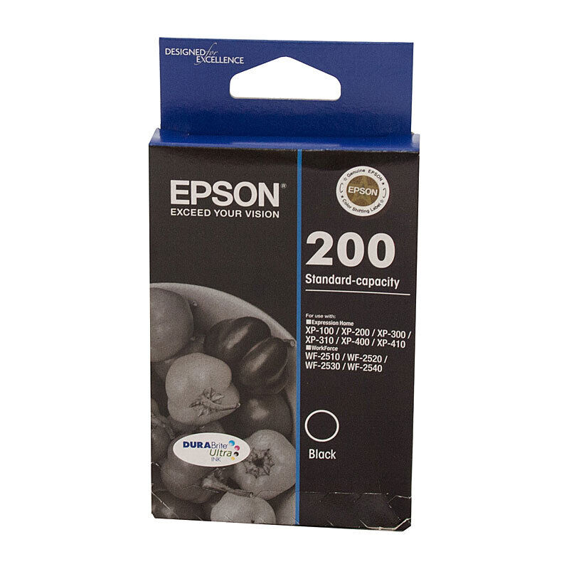 Genuine Epson 200 Black Ink Cartridge