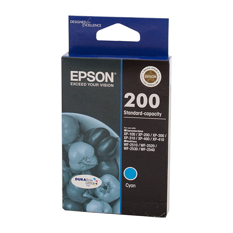Genuine Epson 200 Cyan Ink Cartridge